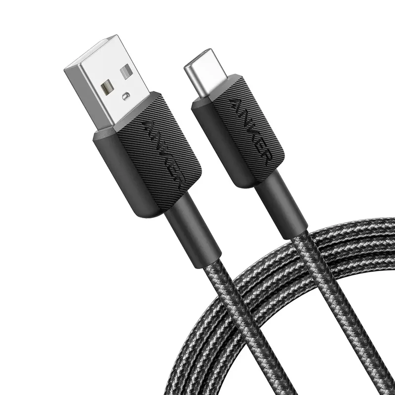A81H6G11 USB-kabel USB-A stekker, USB-C stekker 1.8 m de Anker en Noir – photo produit