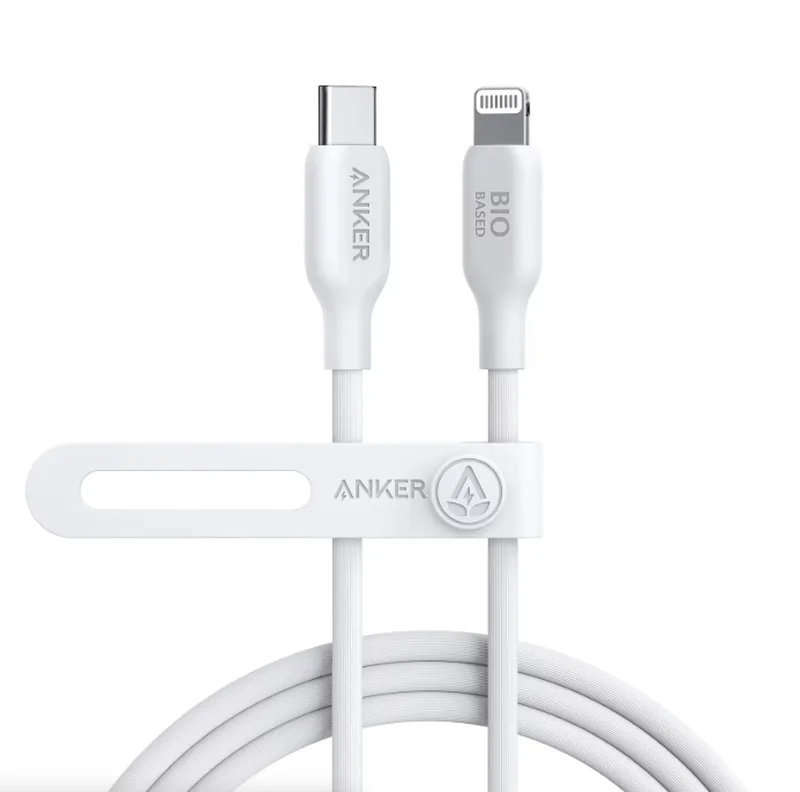 Anker 541 USB-C auf Lightning Kabel (bio-basiert, 0,9 m) B2B - Europa (ohne UK-Stecker) weiß van Anker – productfoto