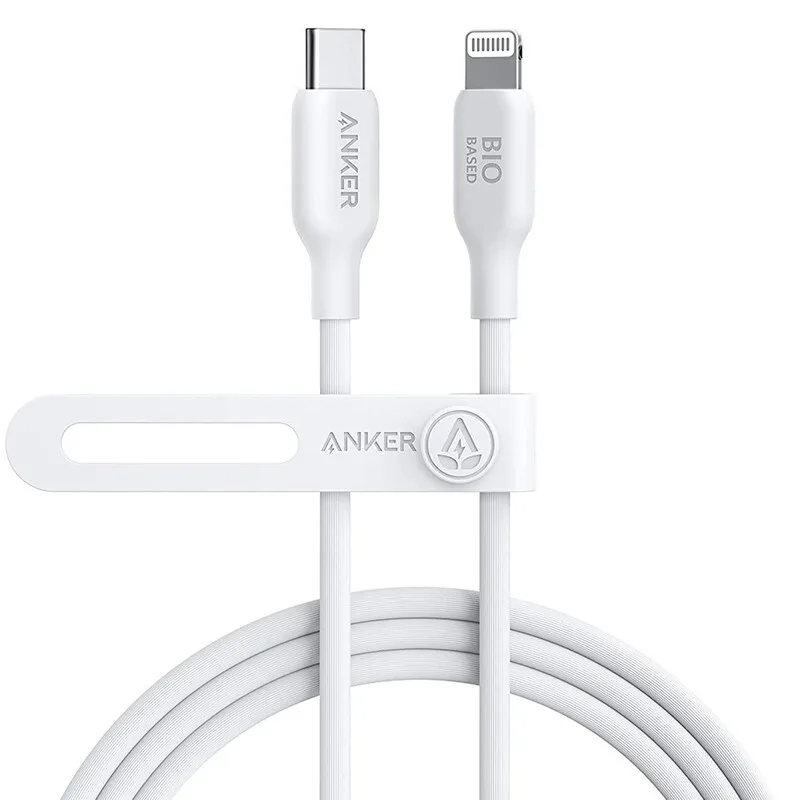Anker 541 USB-C-auf-Lightning-Kabel (biobasiert, 3 ft) B2B – Europa (ohne britischen Stecker) Weiß de Anker – photo produit