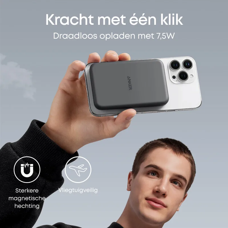 Anker 621 magnetische Powerbank (MagGo) 5000 mAh från Anker – produktbild