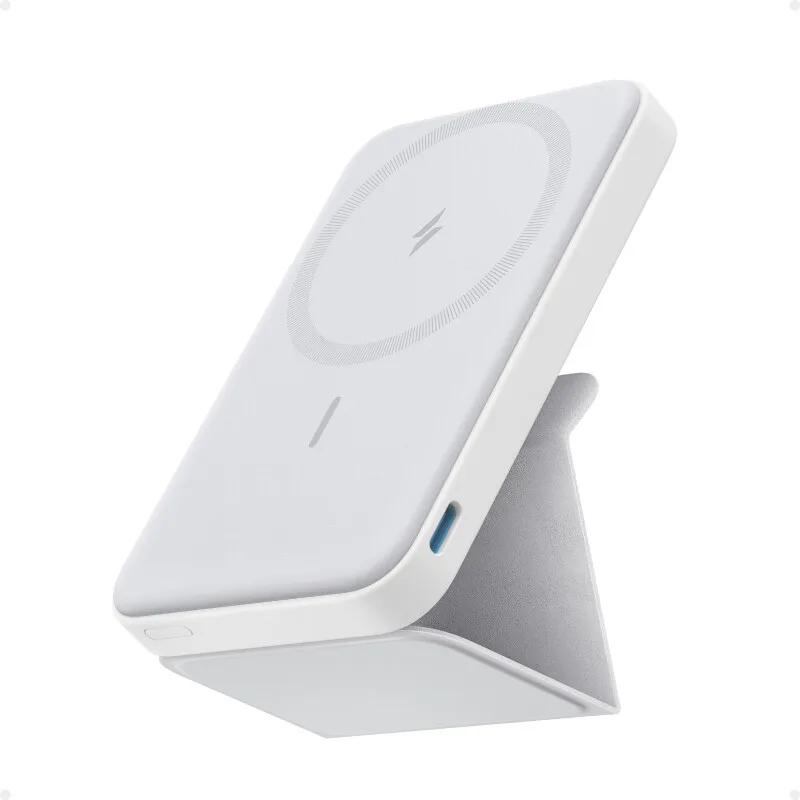 Anker 622 Magnetische kabellose Powerbank (MagGo), 5,000 mAh Faltbares kabelloses tragbares Ladegerät de Anker – photo produit