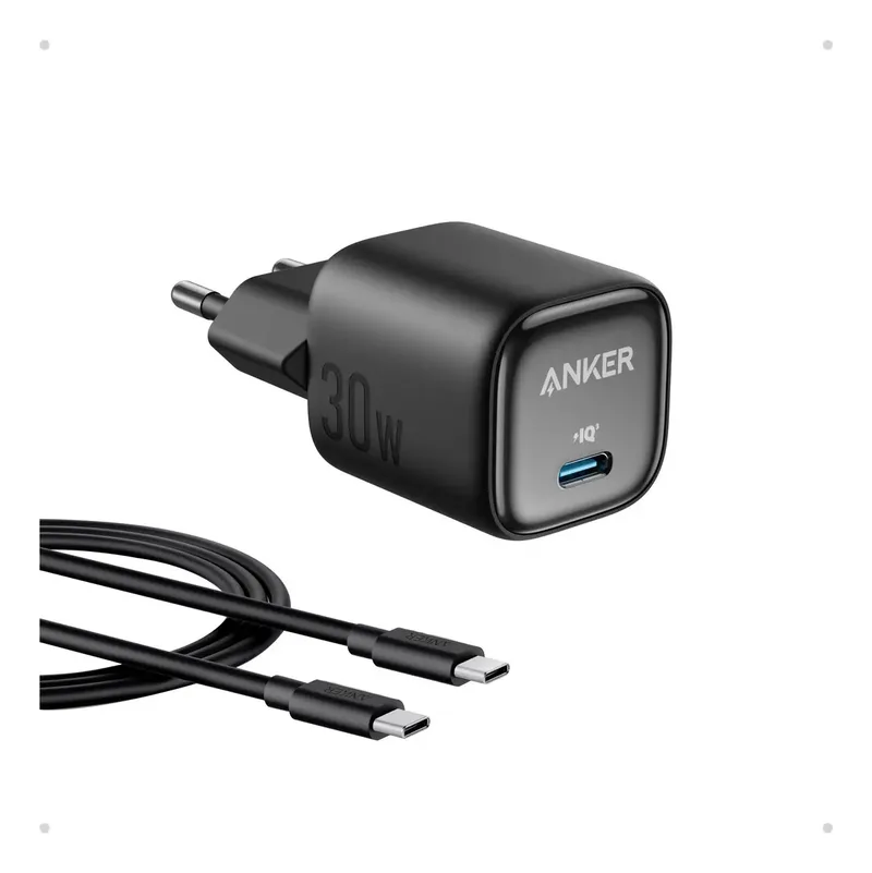 ANKER Charger Zolo 30W 1C black Laadadapter 30 W Fast Charge Binnen GaN by Anker in Black – product photo