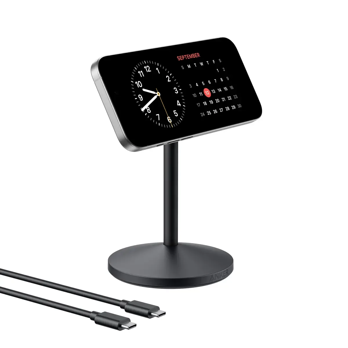 Laadadapter 15 W ANKER MagGo Wireless Charger Stand black A25X1H11 de Anker en Noir – photo produit