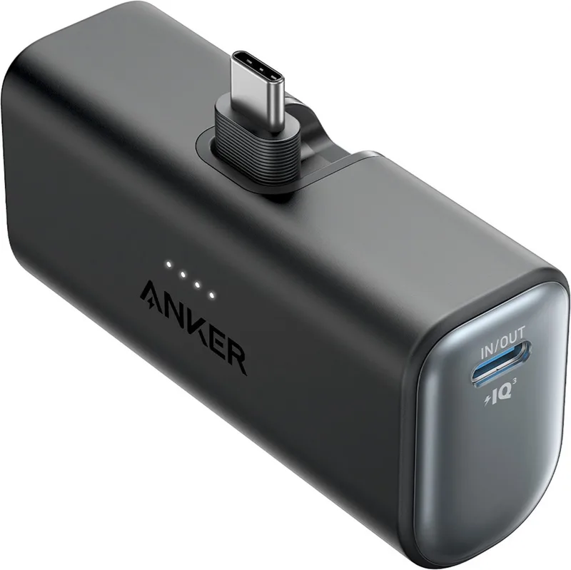 Nano (22.5W) Mini Powerbank met USB-C Connector - 5.000 mAh by Anker in Black – product photo