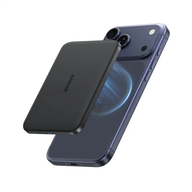 Nano Powerbank - 5000mAh - Qi2 - 15W by Anker in Black – product photo