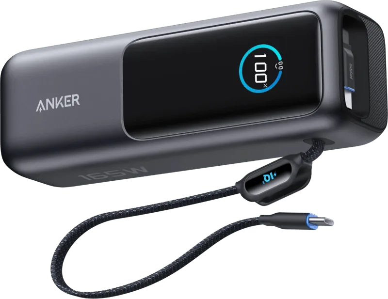 Powerbank 25.000 mAh mit Schnellladefunktion Schwarz van Anker – productfoto