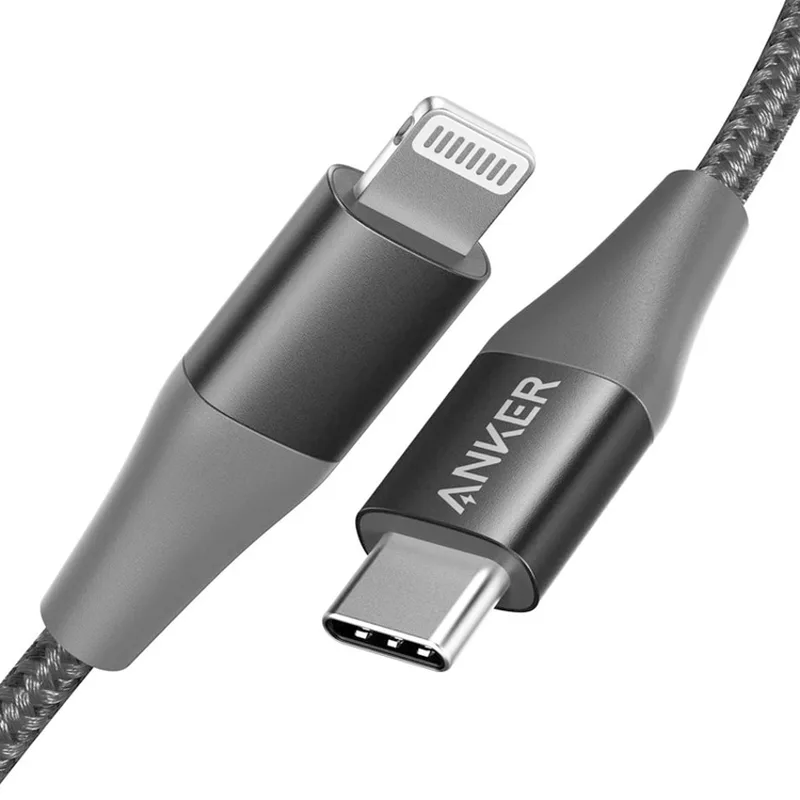PowerLine +II USB-C-Kabel mit Lightning-Anschluss 0,9 m B2B – UN (ausgenommen CN, Europa) schwarz Iteration 1 de Anker – photo produit