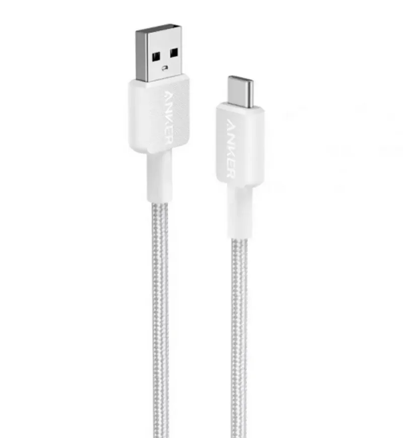 USB-Kabel USB-A Stecker, USB-C® Stecker 0.9 m Weiß A81H5G21 van Anker – productfoto