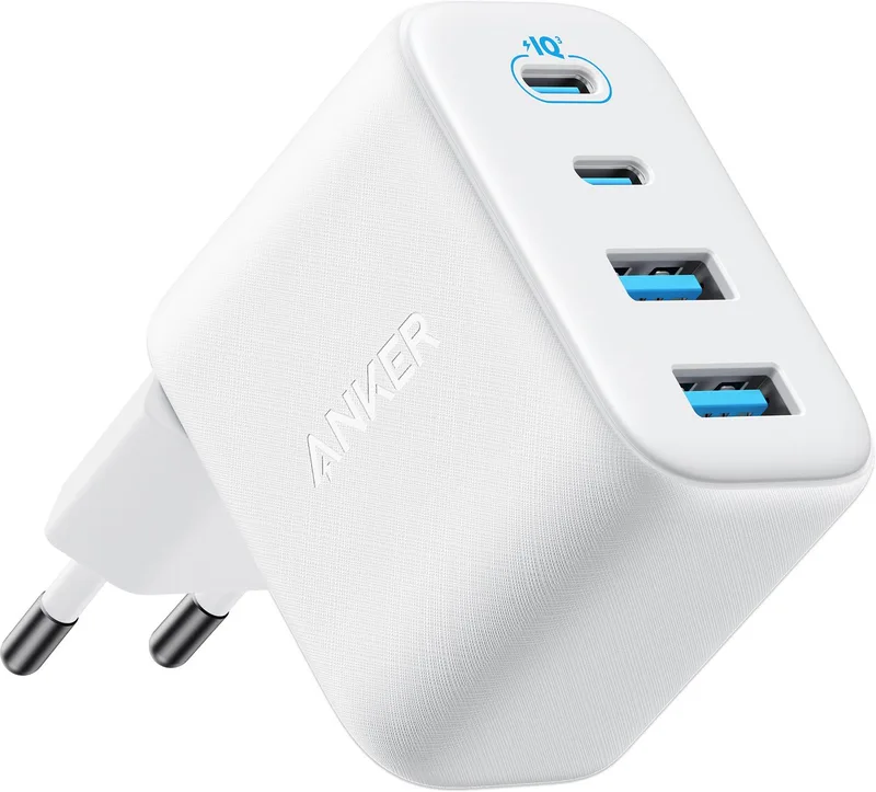 Zolo wired charger (50W, 30Wmax) 2C2A White von Anker in Weiß – Produktfoto