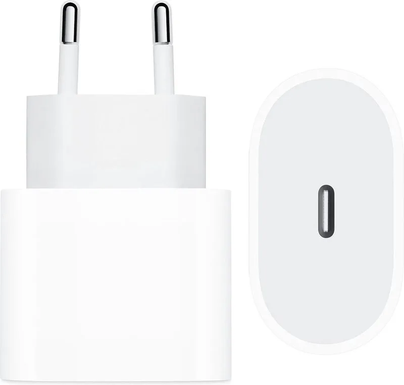 Apple 20 W voedingsadapter - USB-C-poort - snellader voor iPhone - wit de Apple – photo produit