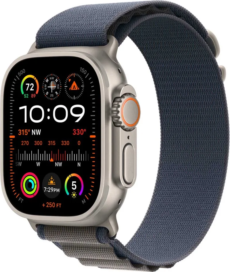 Blue Alpine Loop - 49mm - Small fra Apple i Blauw – S – produktbillede