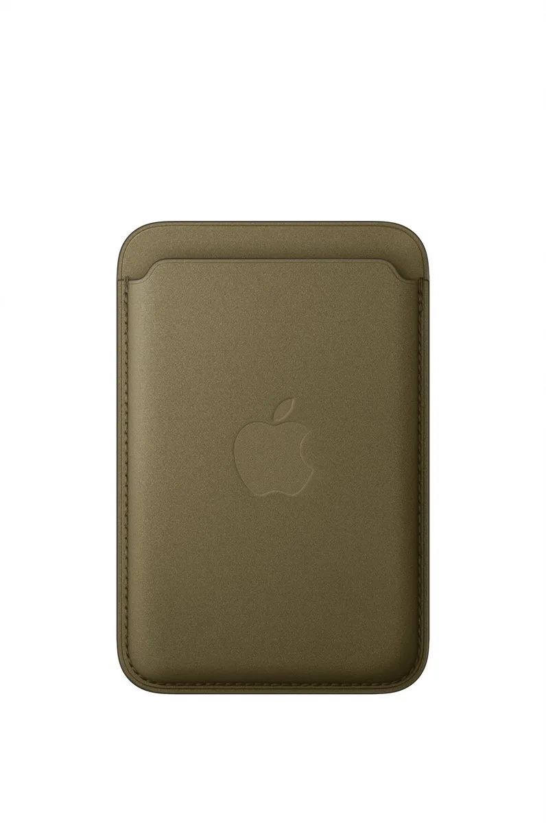 FineWoven kaarthouder met MagSafe voor iPhone - Donker Olijfgroen van Apple in Olive – productfoto