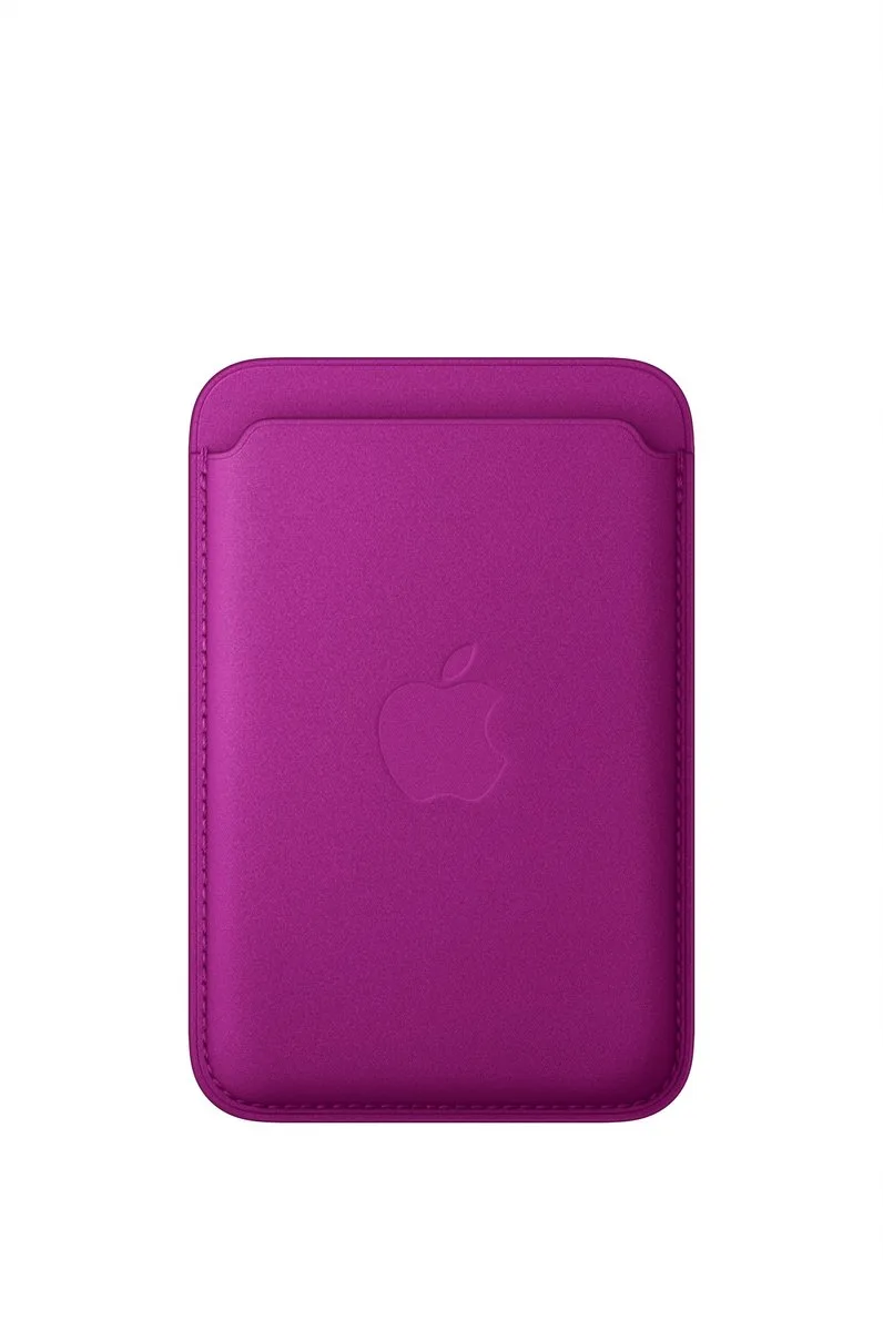 FineWoven kaarthouder met MagSafe voor iPhone van Apple in Magenta – productfoto