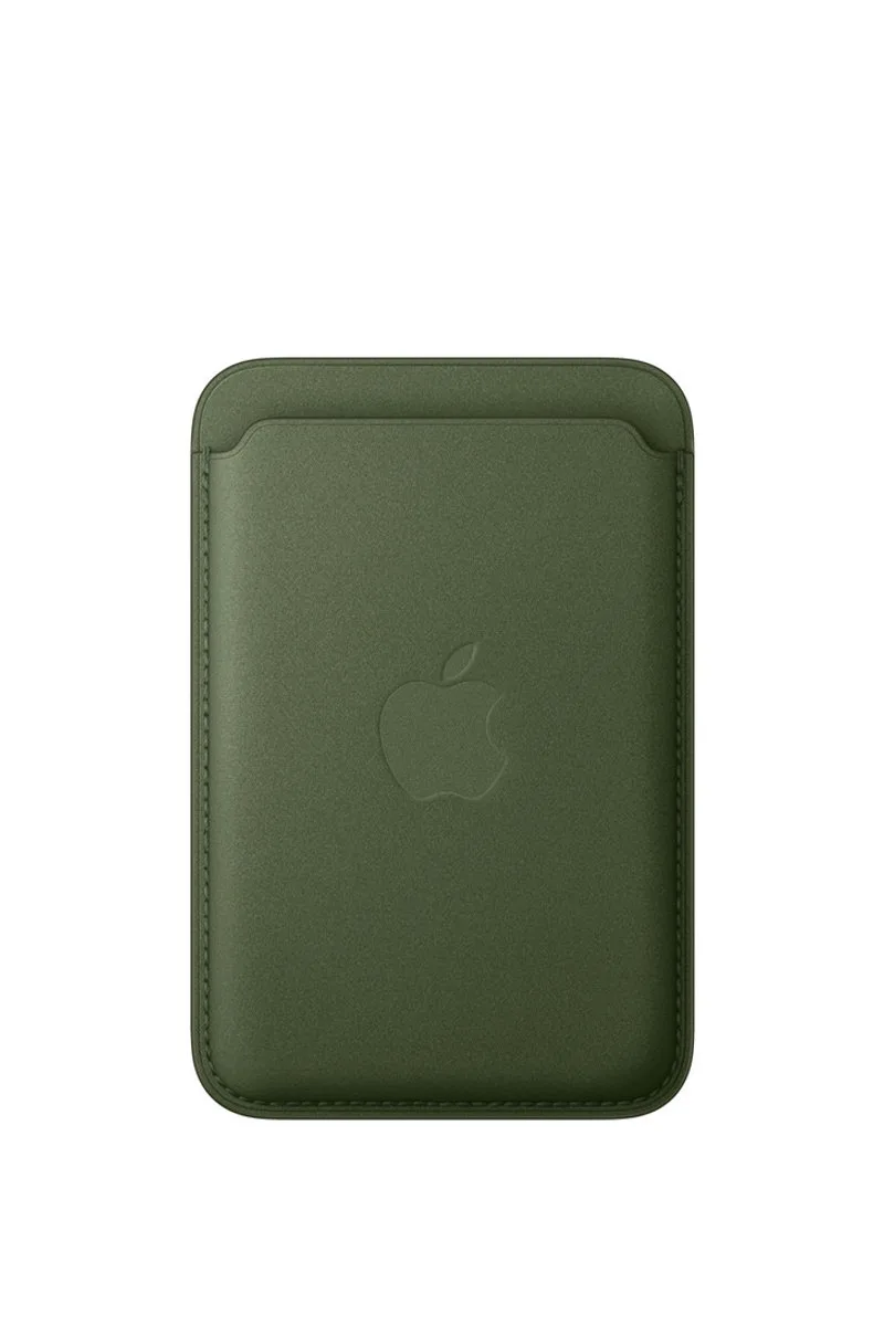 FineWoven kaarthouder met MagSafe voor iPhone – Mosgroen by Apple in Green – product photo