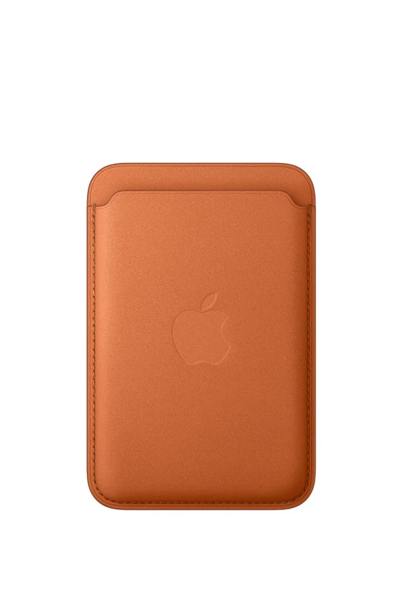 FineWoven kaarthouder met MagSafe voor iPhone – Oranjerood van Apple in Oranje – productfoto