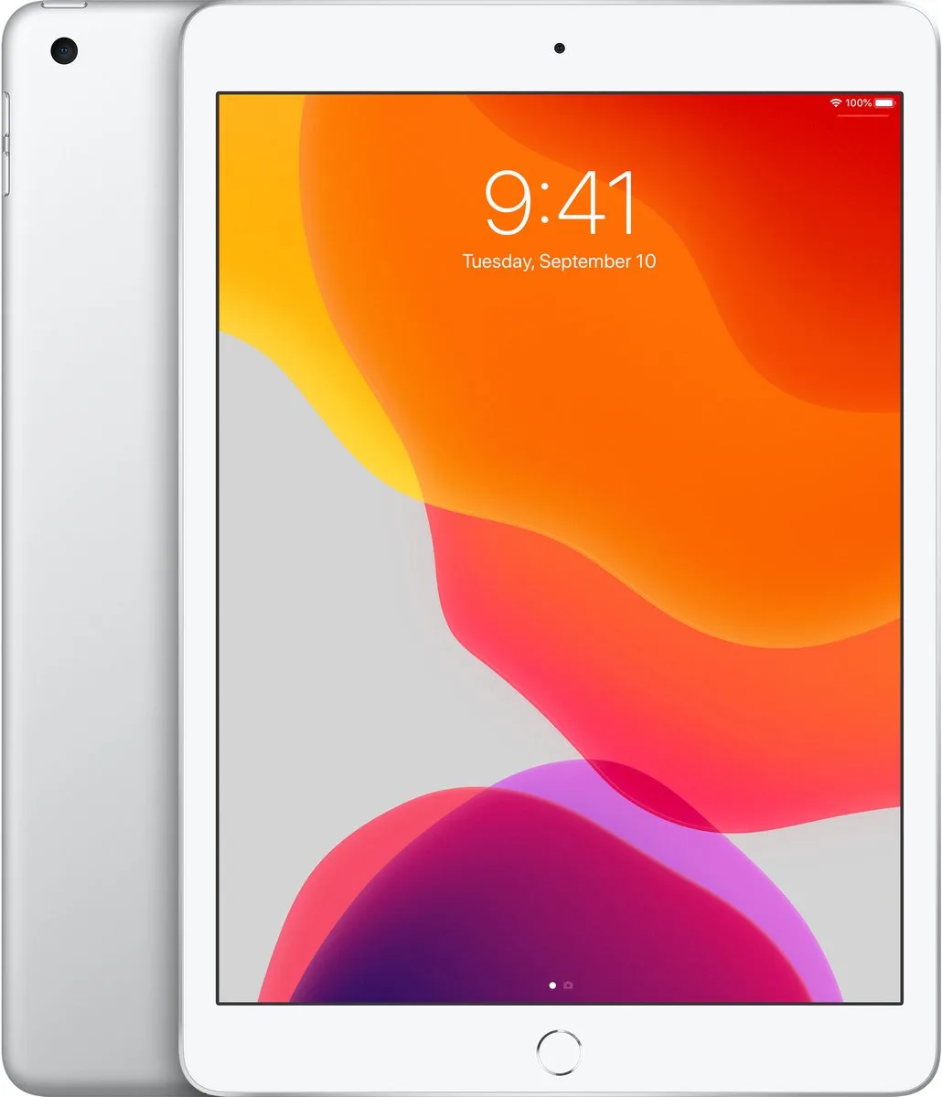 iPad (2019) - 10.2 inch - WiFi + 4G - 128 GB van Apple in Zilver – productfoto