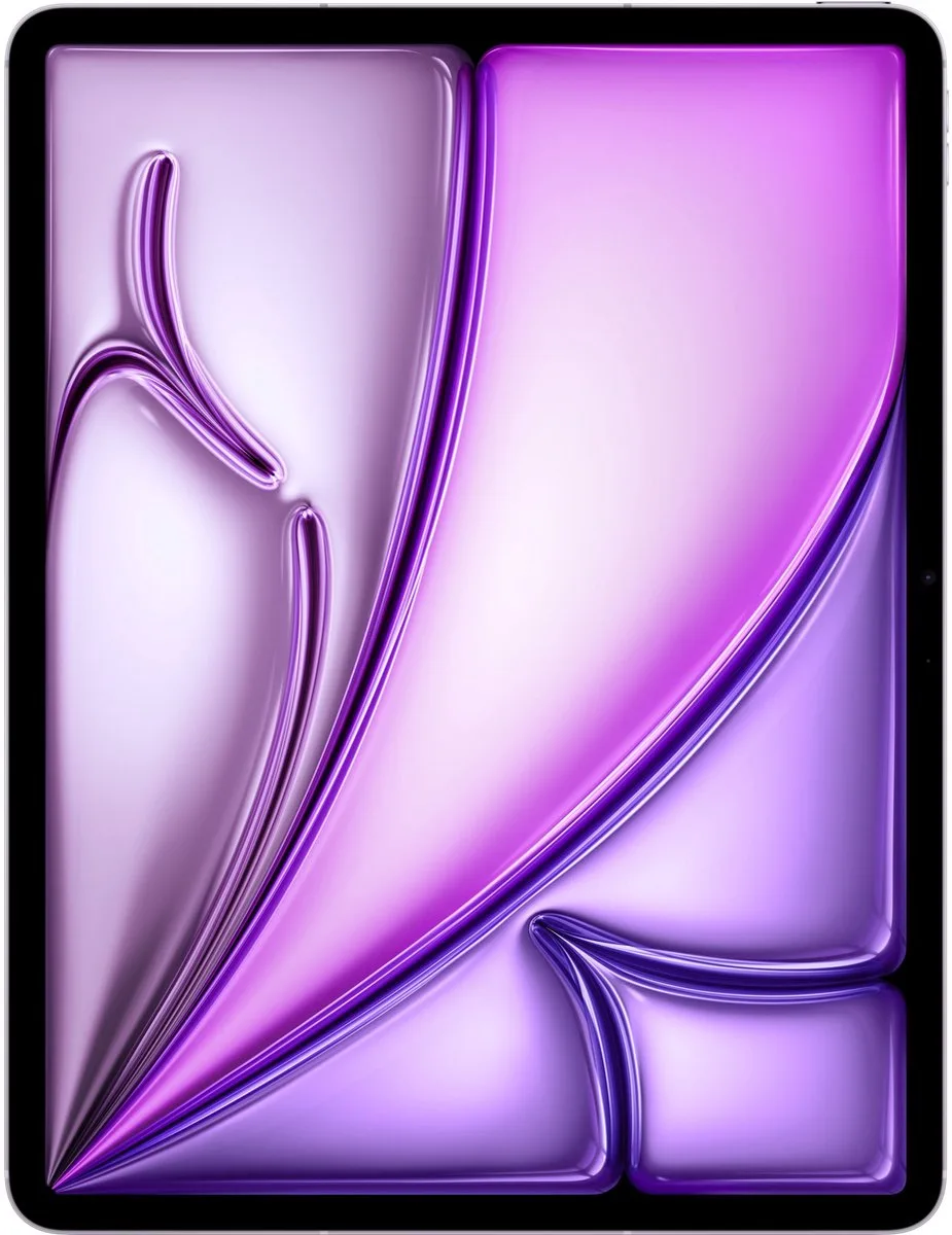 iPad Air (2024) - 13 inch - WiFi + Cellular - 128GB - 6e generatie van Apple in Paars – productfoto