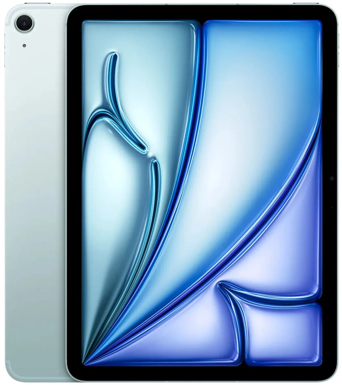 iPad Air 5G (2026) - 11 inch - Wi-Fi + Cellular - 128 GB - Blue van Apple in Blauw – productfoto