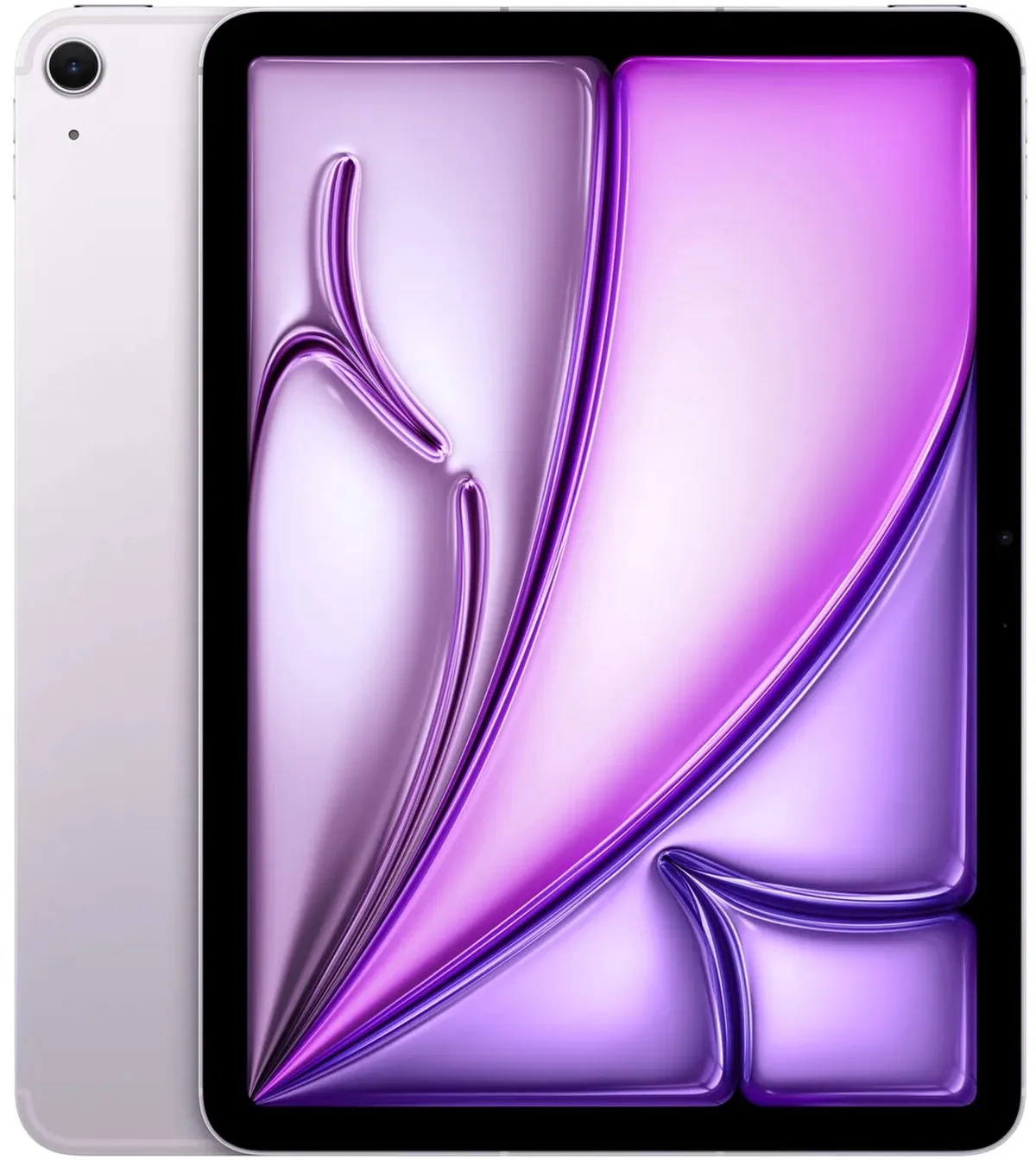 iPad Air 5G (2026) - 11 inch - Wi-Fi + Cellular - 128 GB - Purple van Apple in Paars – productfoto