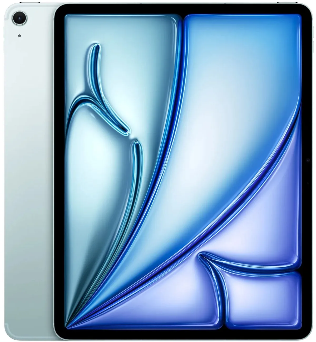 iPad Air 5G (2026) - 13 inch - Wi-Fi + Cellular - 128 GB - Blue van Apple in Blauw – productfoto