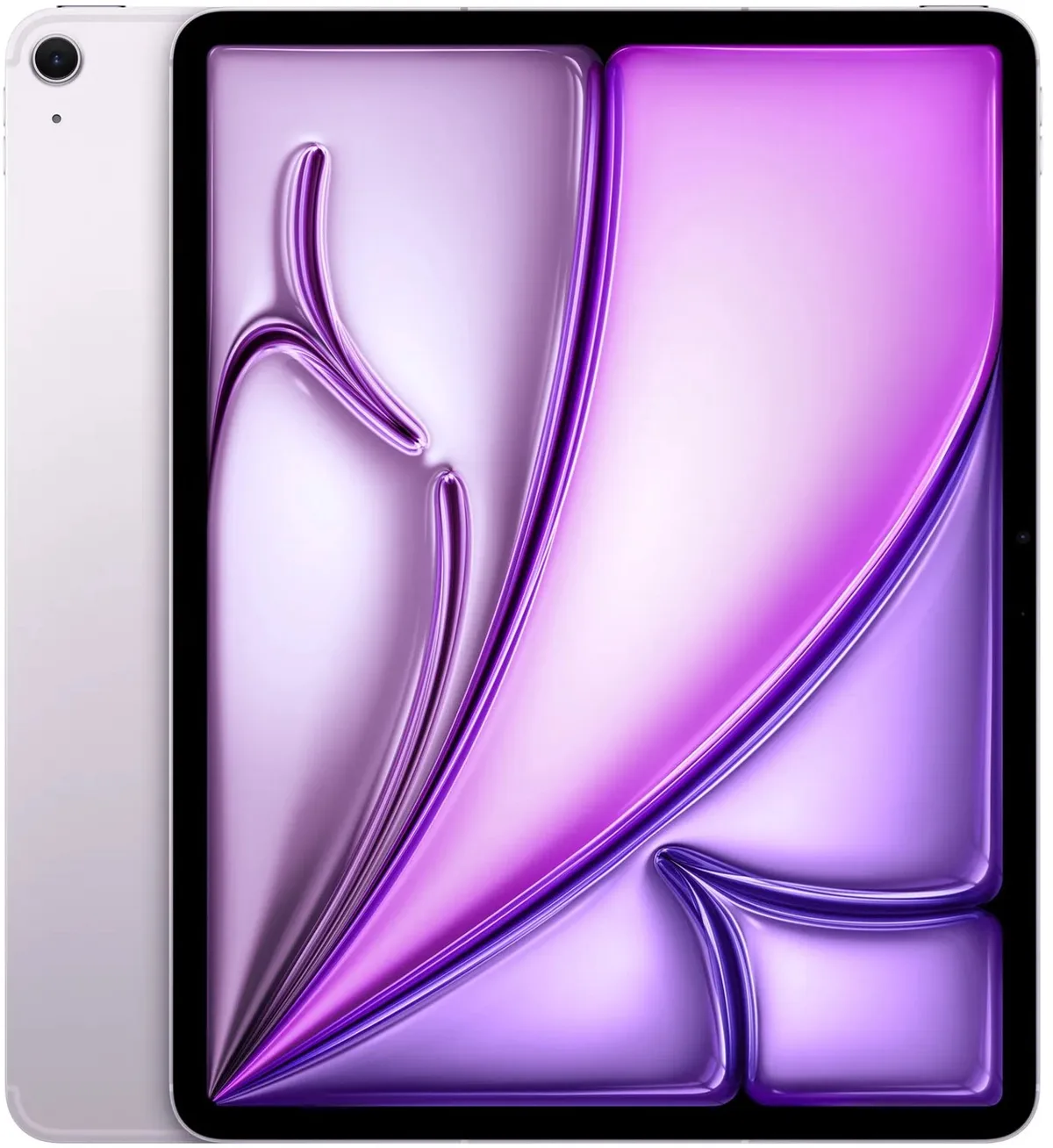 iPad Air 5G (2026) - 13 inch - Wi-Fi + Cellular - 256 GB - Purple van Apple in Mauve – productfoto