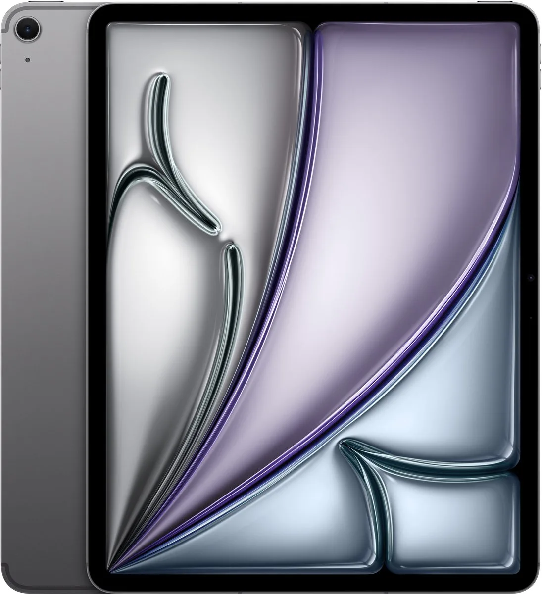 iPad Air 5G (2026) - 13 inch - Wi-Fi + Cellular - 512 GB - Space Grey van Apple in Grijs – productfoto