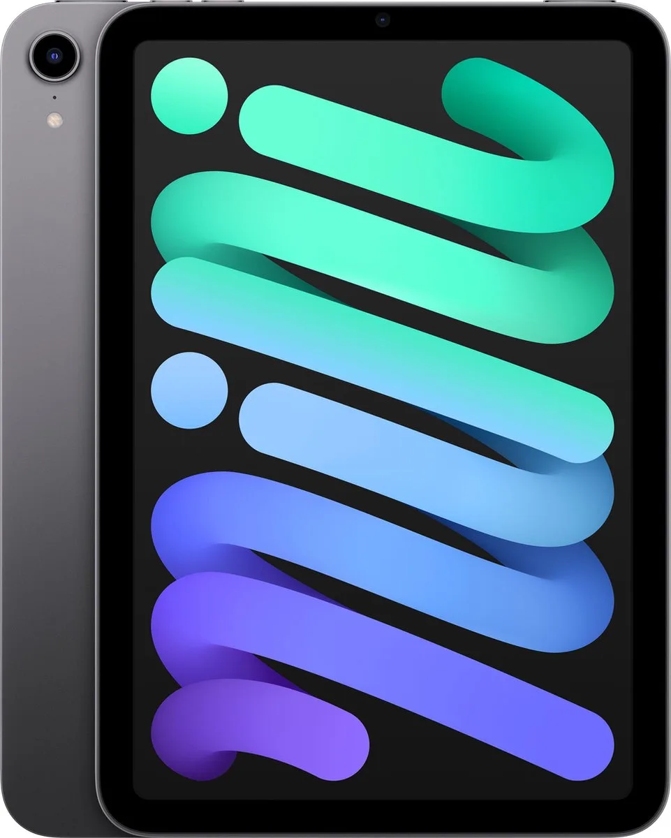 iPad mini (2021) - 8.3 inch - WiFi - 64GB - Spacegrijs - 6e generatie van Apple in Grijs – productfoto