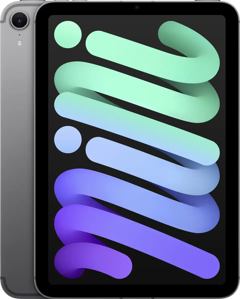 iPad mini 8.3 (A17 Pro, 2024) WiFi + Cellular 256 GB 21.1 cm (8.3 pouces) Apple A17 Pro von Apple in Gris sidéral – Produktfoto