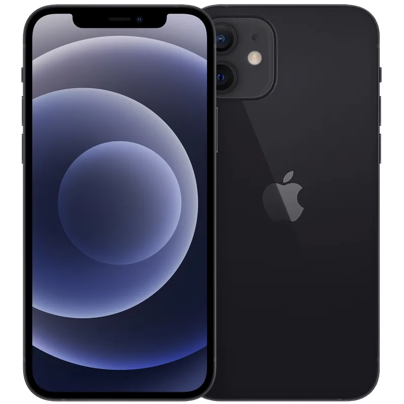 iPhone 12 64GB Zwart - Gratis Screenprotector & 2 Jaar Garantie | Mobico by Apple – product photo