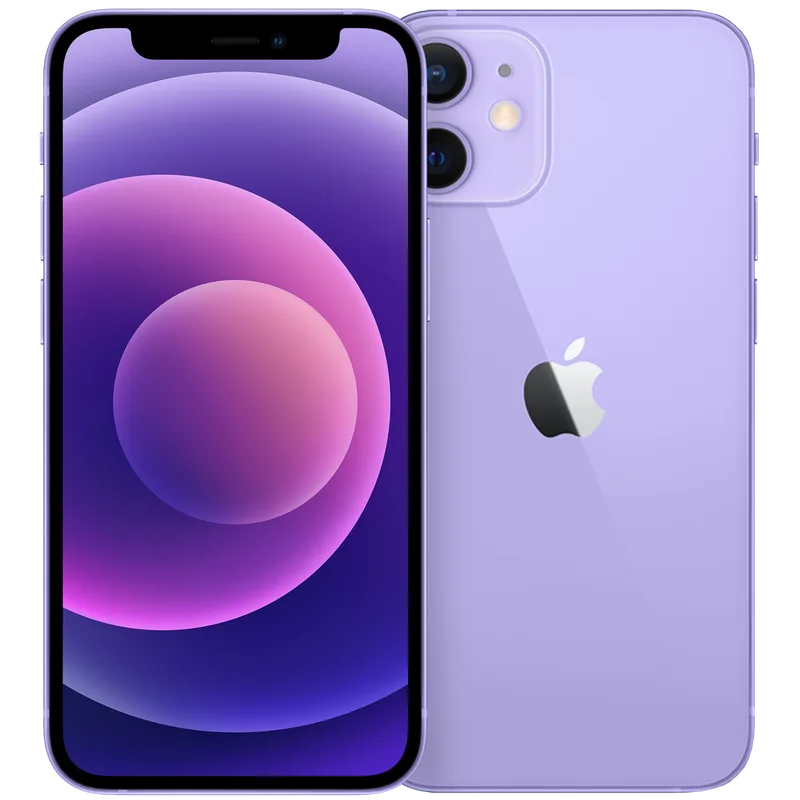 iPhone 12 Mini 64GB Paars - Gratis Screenprotector & 2 Jaar Garantie | Mobico by Apple – product photo