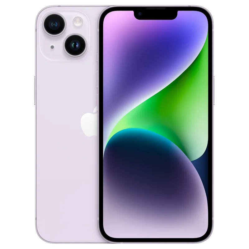 iPhone 14 128GB Paars - Gratis Screenprotector & 2 Jaar Garantie | Mobico by Apple – product photo