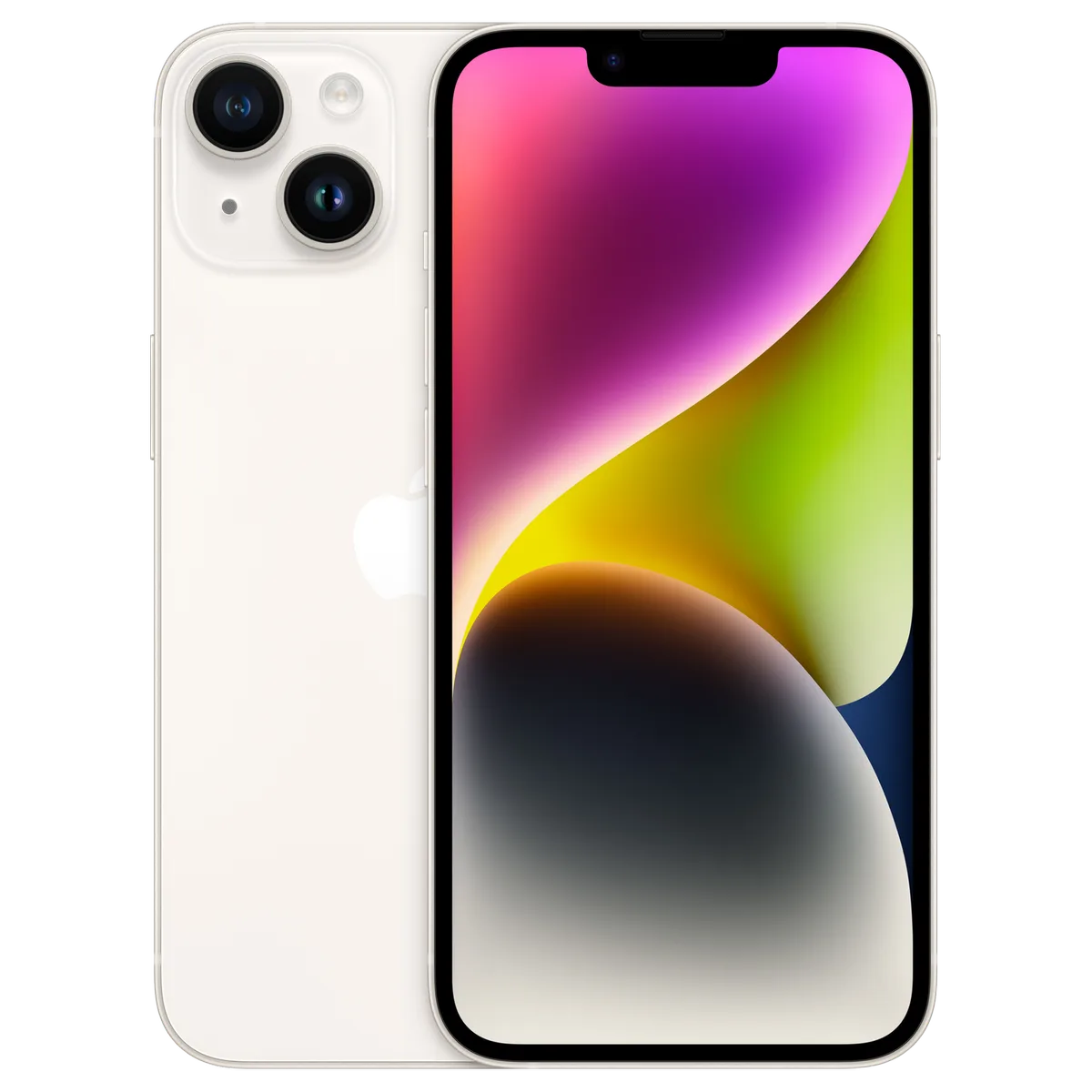 iPhone 14 256GB Sterrenlicht - Gratis Screenprotector & 2 Jaar Garantie | Mobico von Apple – Produktfoto