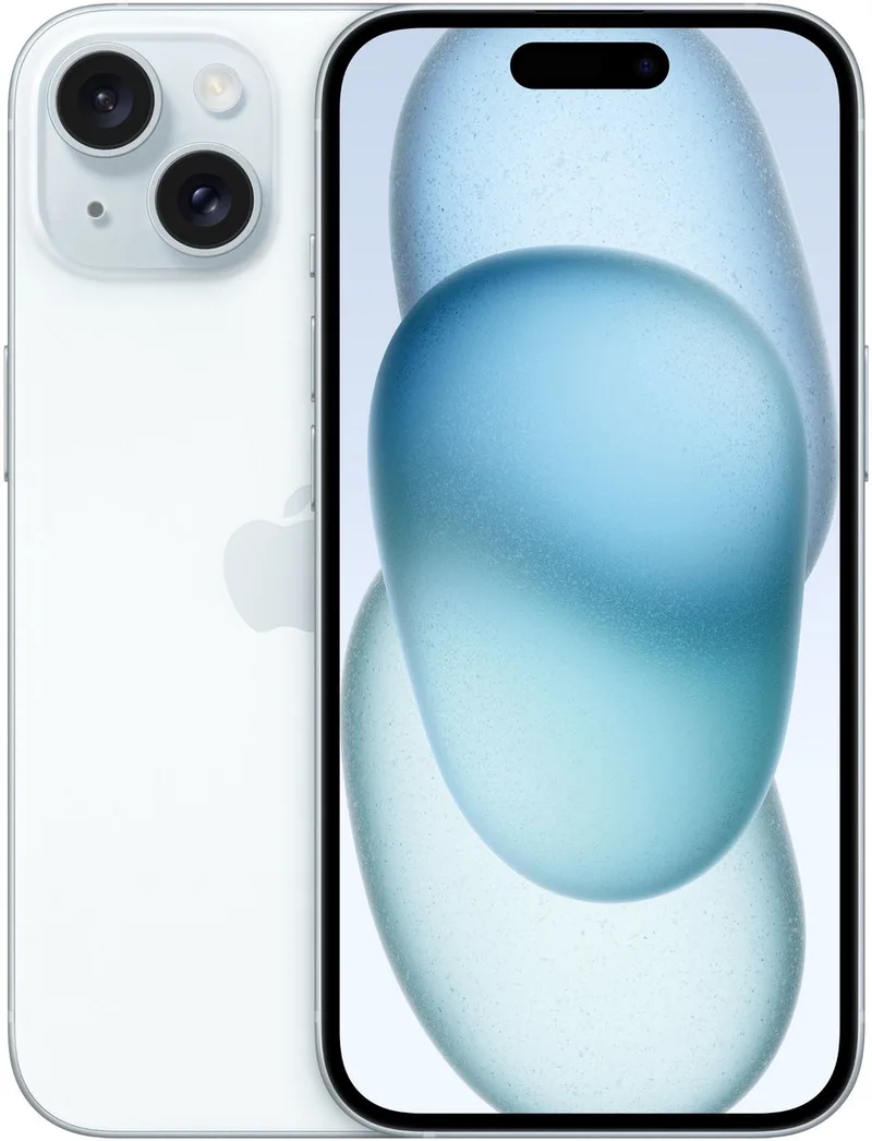 iPhone 15 - 128GB by Apple in Blue – product photo