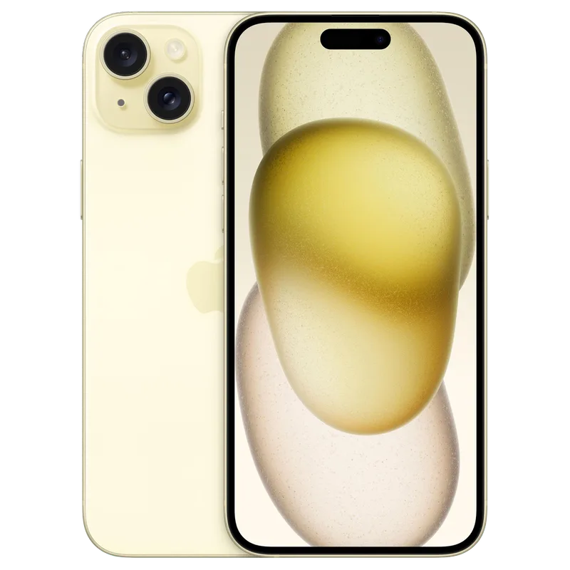 iPhone 15 Plus 128GB Geel - Gratis Screenprotector & 2 Jaar Garantie | Mobico by Apple – product photo