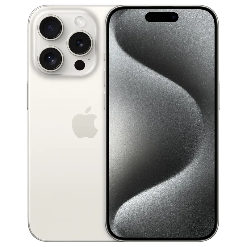 iPhone 15 Pro 128GB Wit Titanium - Gratis Screenprotector & 2 Jaar Garantie | Mobico by Apple – product photo
