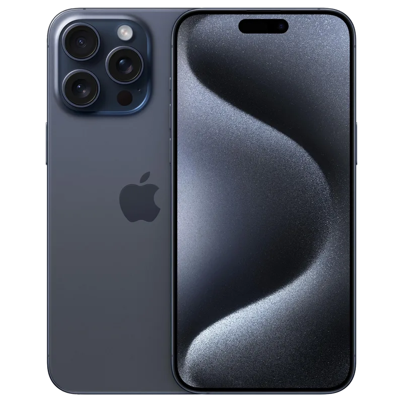 iPhone 15 Pro Max 256GB Blauw Titanium - Gratis Screenprotector & 2 Jaar Garantie | Mobico van Apple – productfoto