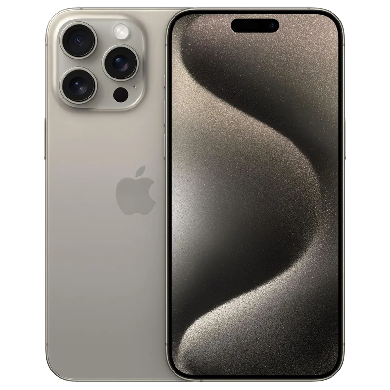 iPhone 15 Pro Max 1TB Naturel Titanium - Gratis Screenprotector & 2 Jaar Garantie | Mobico van Apple – productfoto