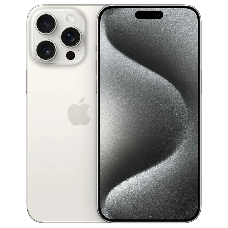 iPhone 15 Pro Max 256GB Wit Titanium - Gratis Screenprotector & 2 Jaar Garantie | Mobico van Apple – productfoto