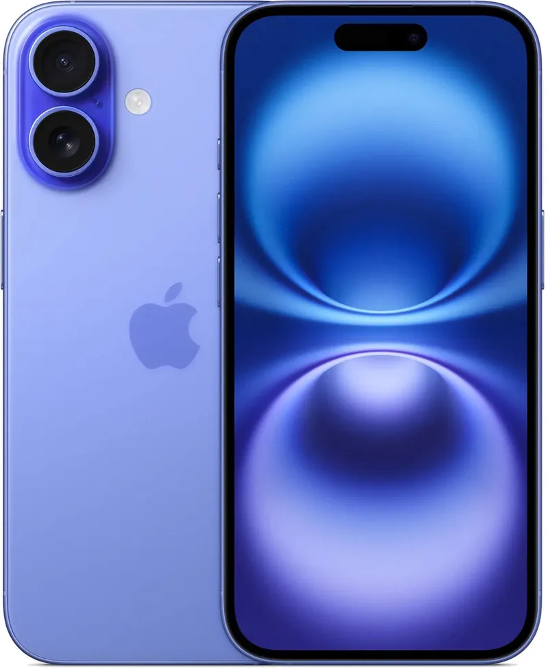 iPhone 16 - 128GB by Apple in Blue – product photo