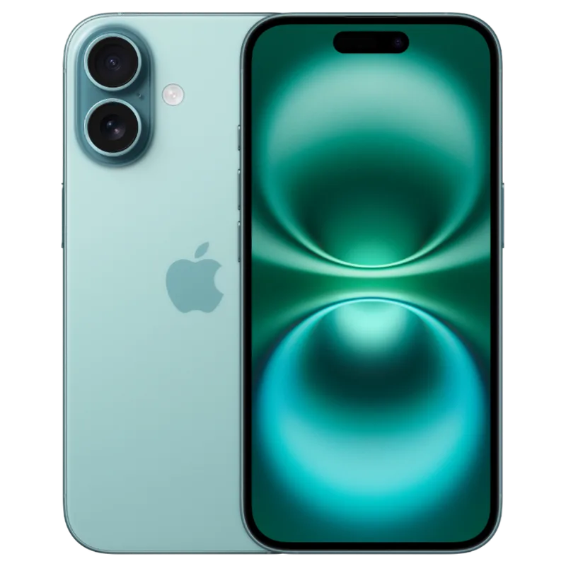 iPhone 16 256GB Blauwgroen - Gratis Screenprotector & 2 Jaar Garantie | Mobico by Apple – product photo