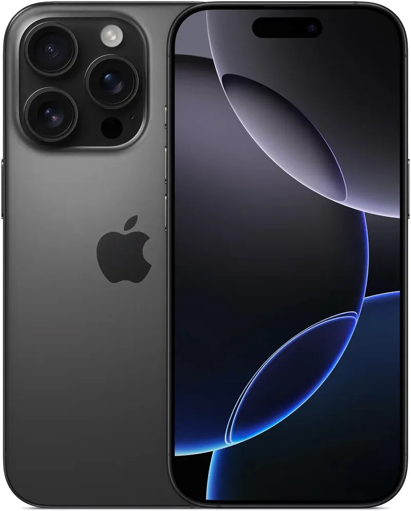 iPhone 16 Pro - 128GB - Titanium van Apple in Zwart – productfoto