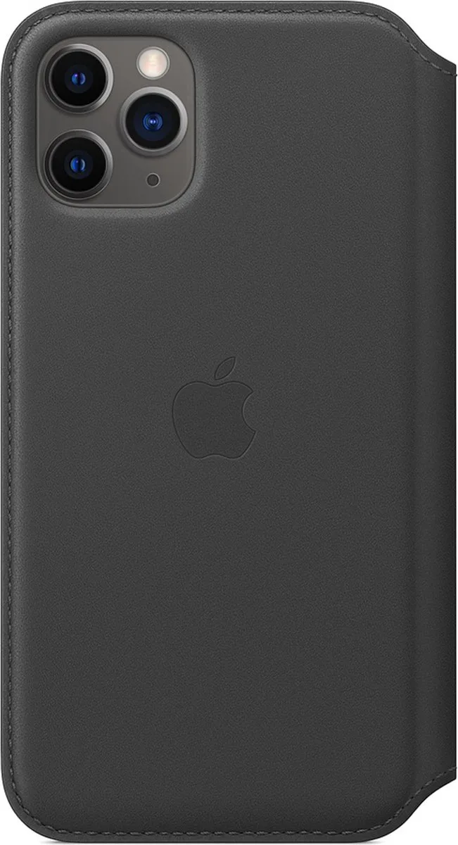 Leren Folio Hoesje - iPhone 11 Pro von Apple in Schwarz – Produktfoto