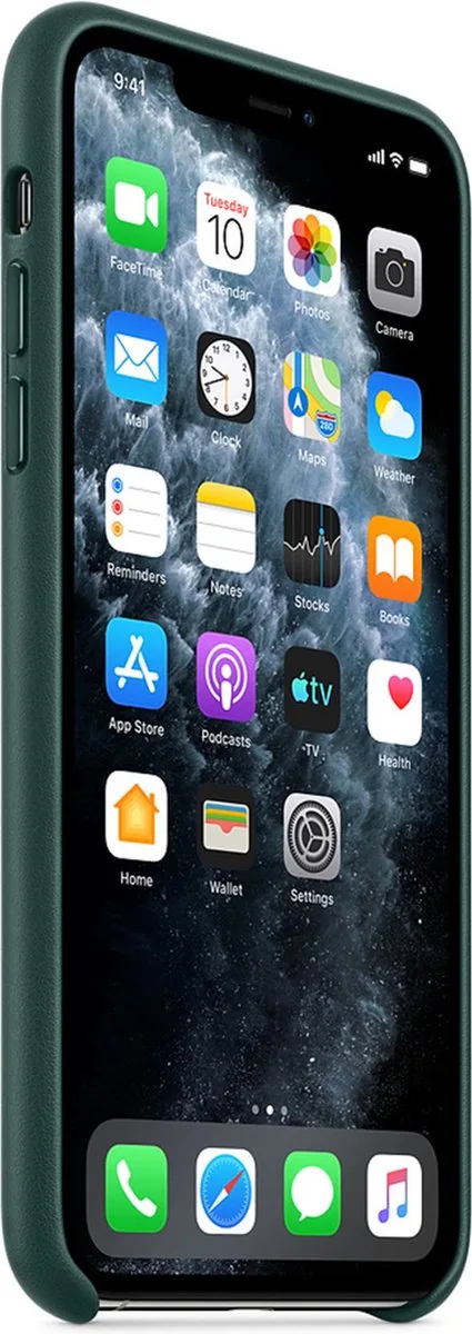 Leren Hoesje - iPhone 11 Pro Max - Forest Green von Apple in Grün – Produktfoto