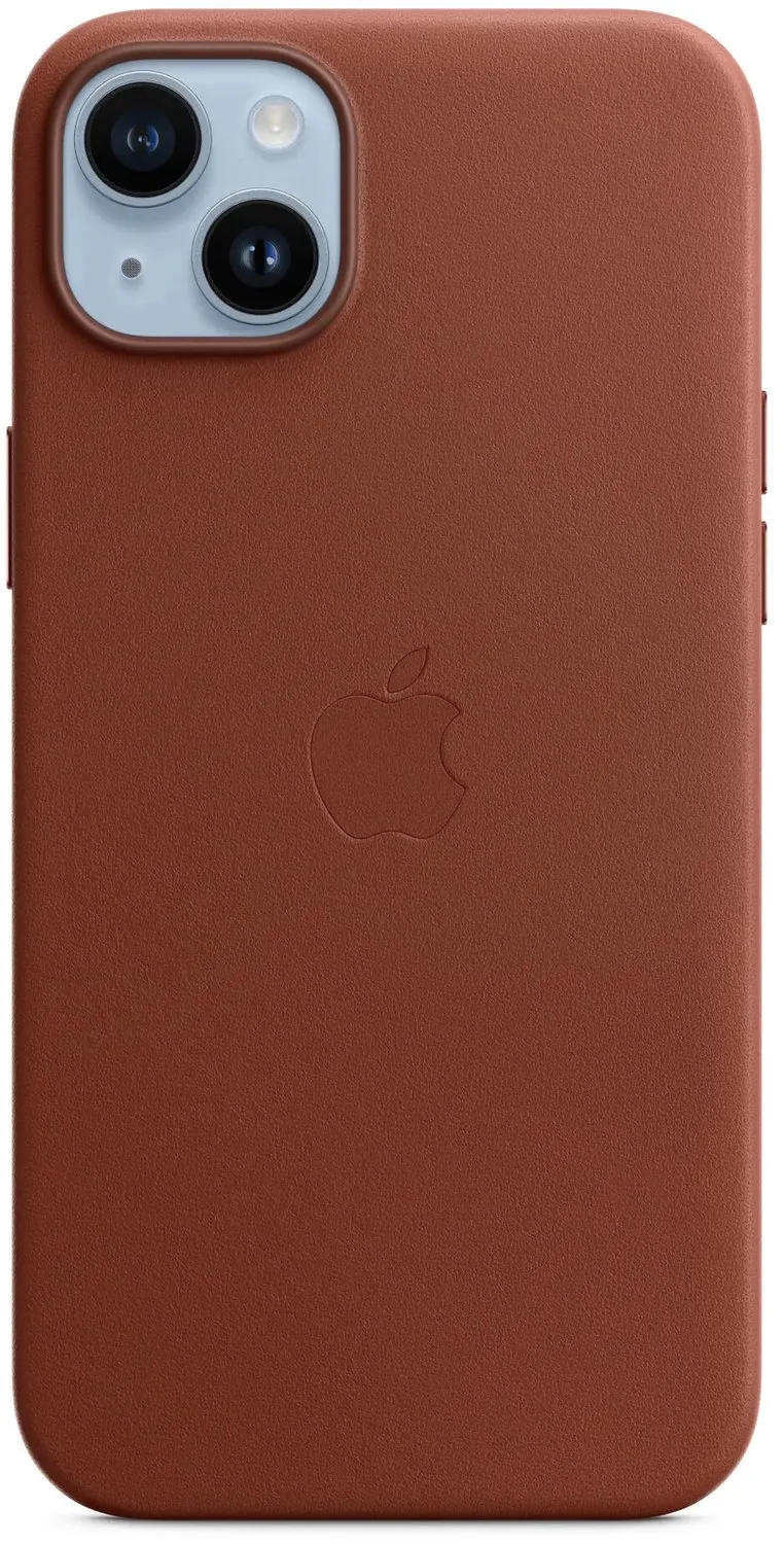 Leren hoesje - MagSafe - iPhone 14 Plus - Omber von Apple in Braun – Produktfoto