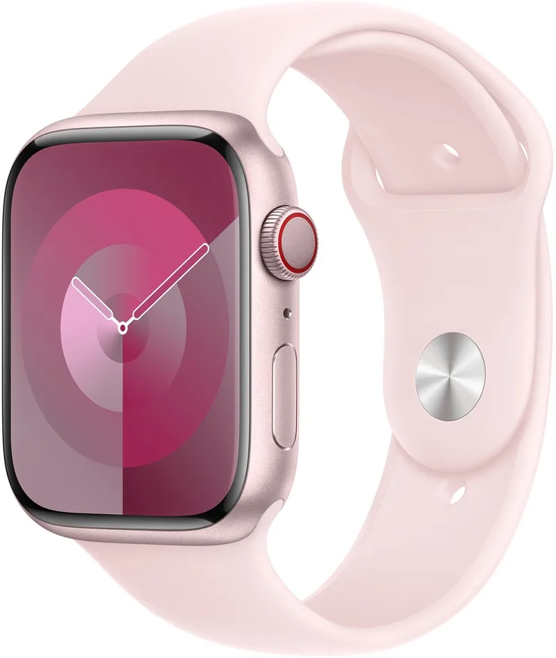 Light Pink Sport Band - 45mm - S/M van Apple in Lichtroze – 45 mm – productfoto