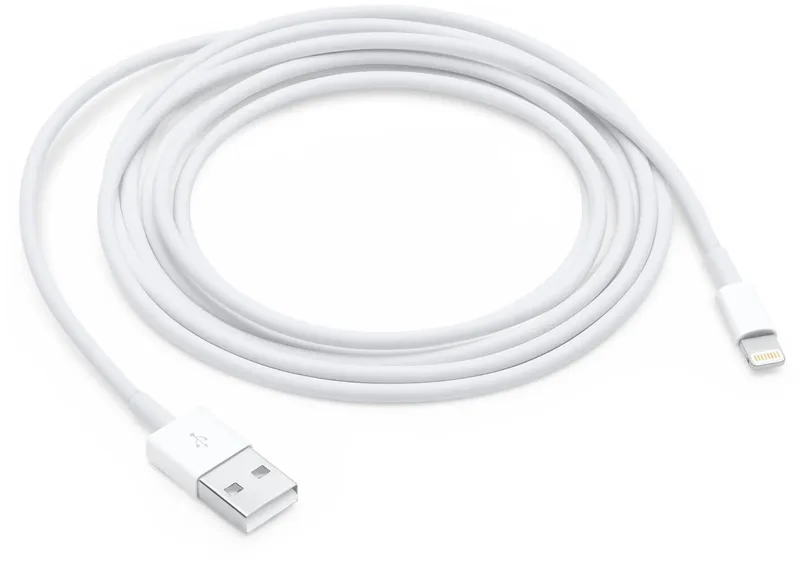 Lightning Oplaadkabel - USB‑A naar Lightning - 12W - 2m från Apple i Vit – produktbild