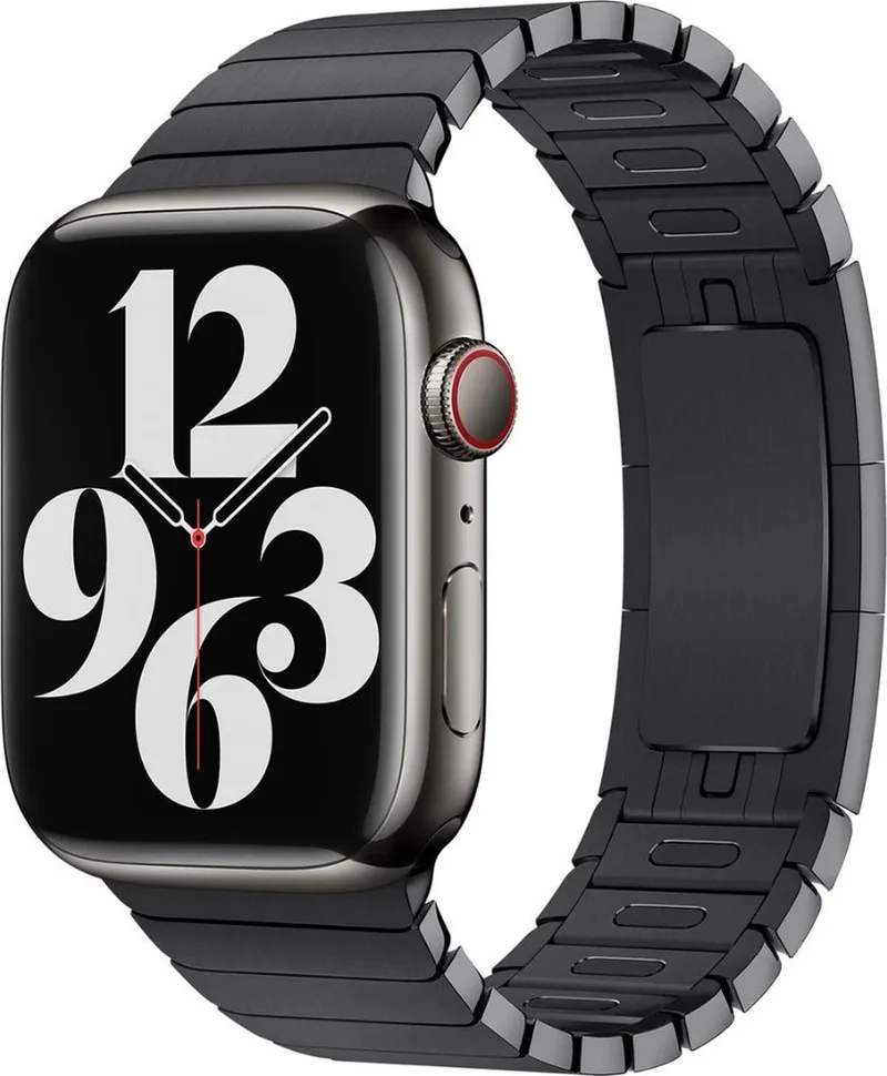 Link Bracelet - 38mm von Apple in Space Zwart – Produktfoto