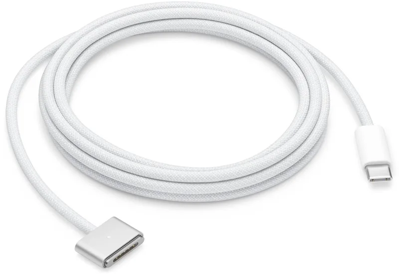 MagSafe 3 Oplaadkabel - USB‑C naar MagSafe 3 - 140W - 2m - Geweven by Apple in Silver – product photo