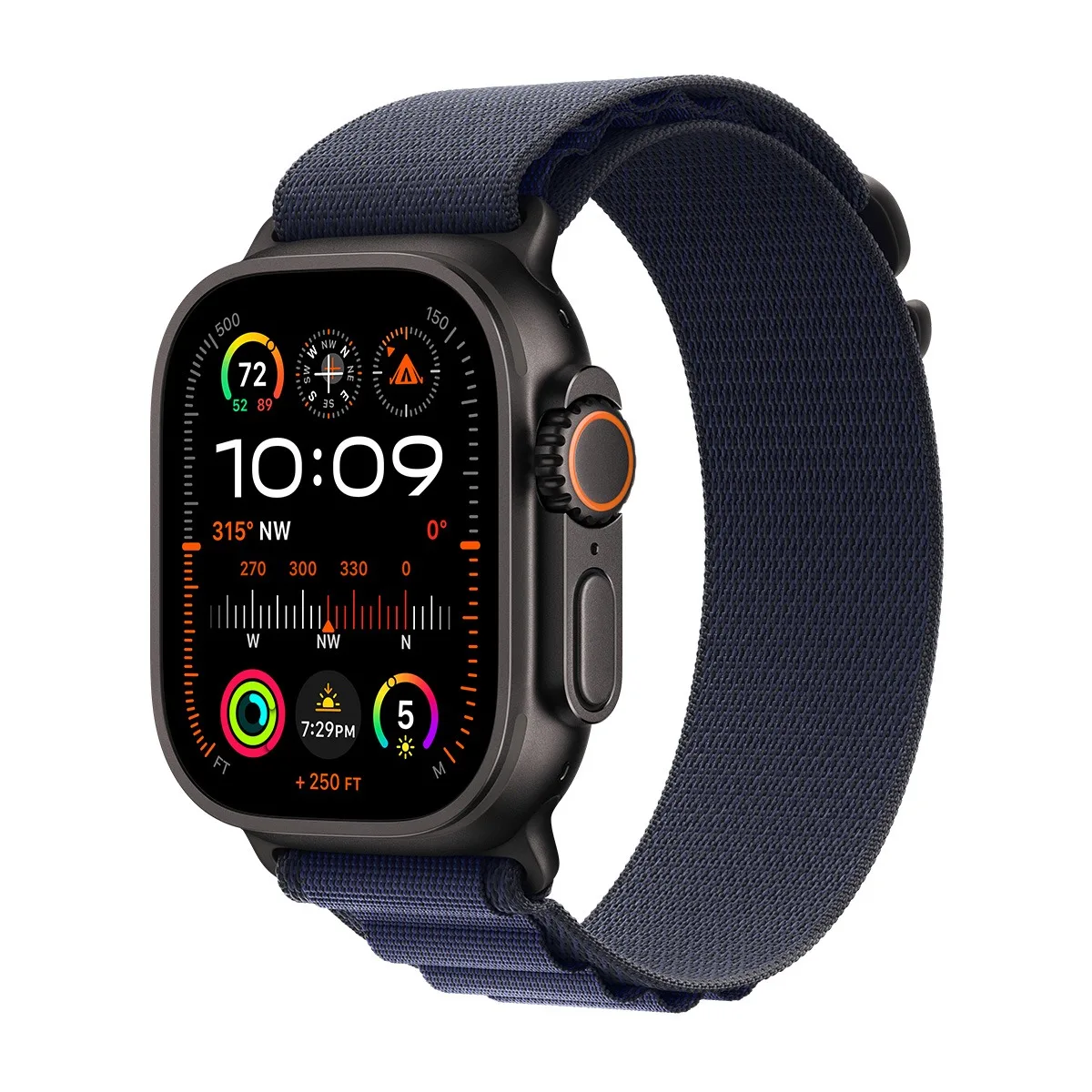 origineel Alpine Loop Apple Watch 44mm / 45mm / 46mm / 49mm Navy Small - MYPW3ZM/A von Apple – Produktfoto