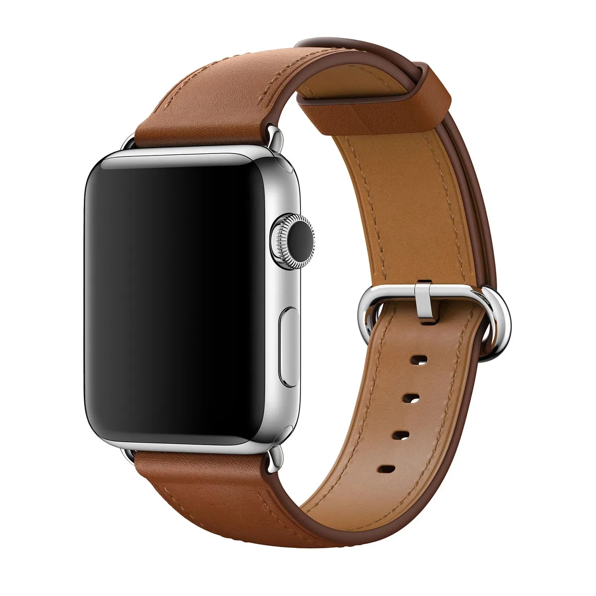 origineel Classic Buckle Apple Watch 38mm / 40mm / 41mm / 42mm Saddle Brown 3rd Gen - MMH92ZM/A by Apple – product photo